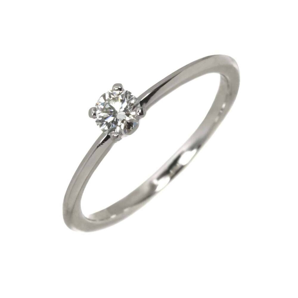 TIFFANY & CO. Silver Diamond Ring